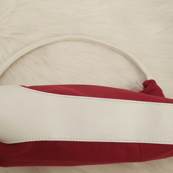 VIYELLA Canvas & Leather Handbag - Picture 3 of 13